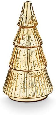 Illume Noble Holiday Winter White Mercury Glass Tree Candle, 8.5 oz. | Amazon (US)