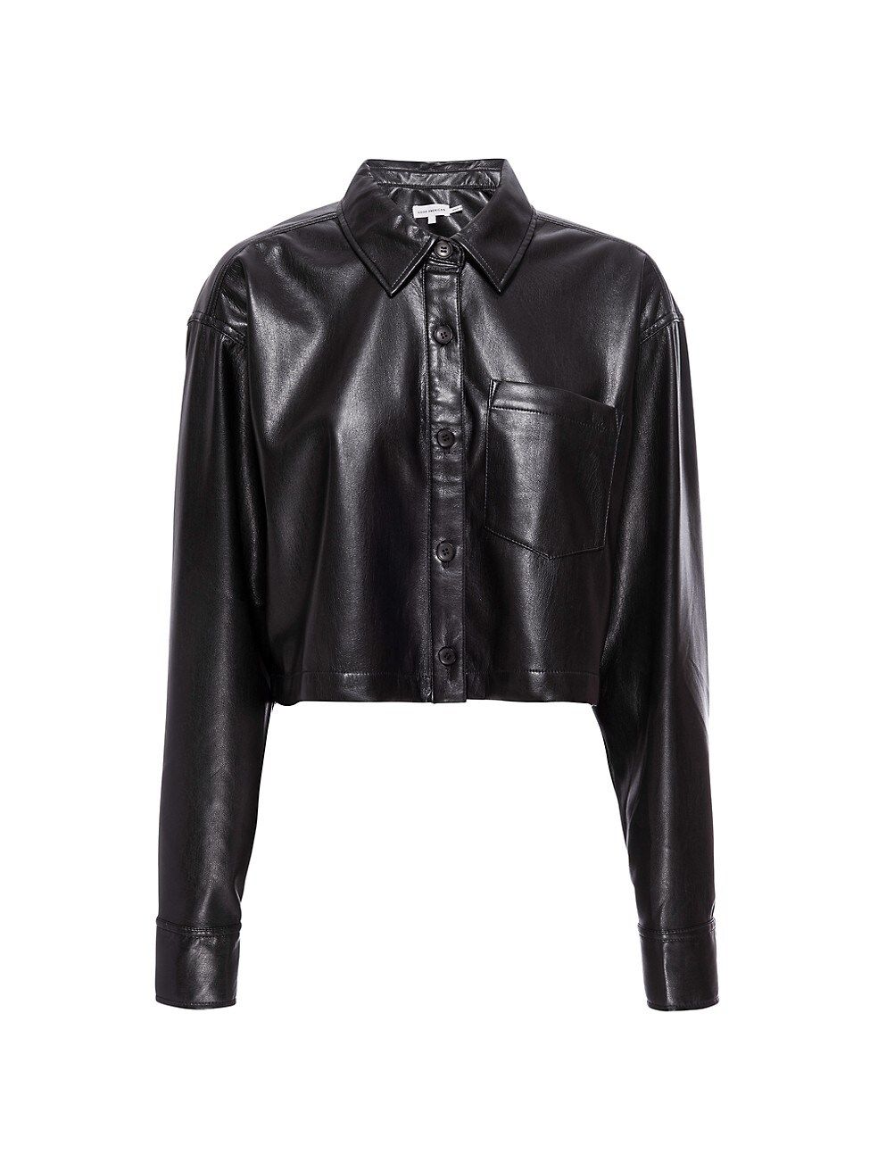 Faux Leather Shirt | Saks Fifth Avenue