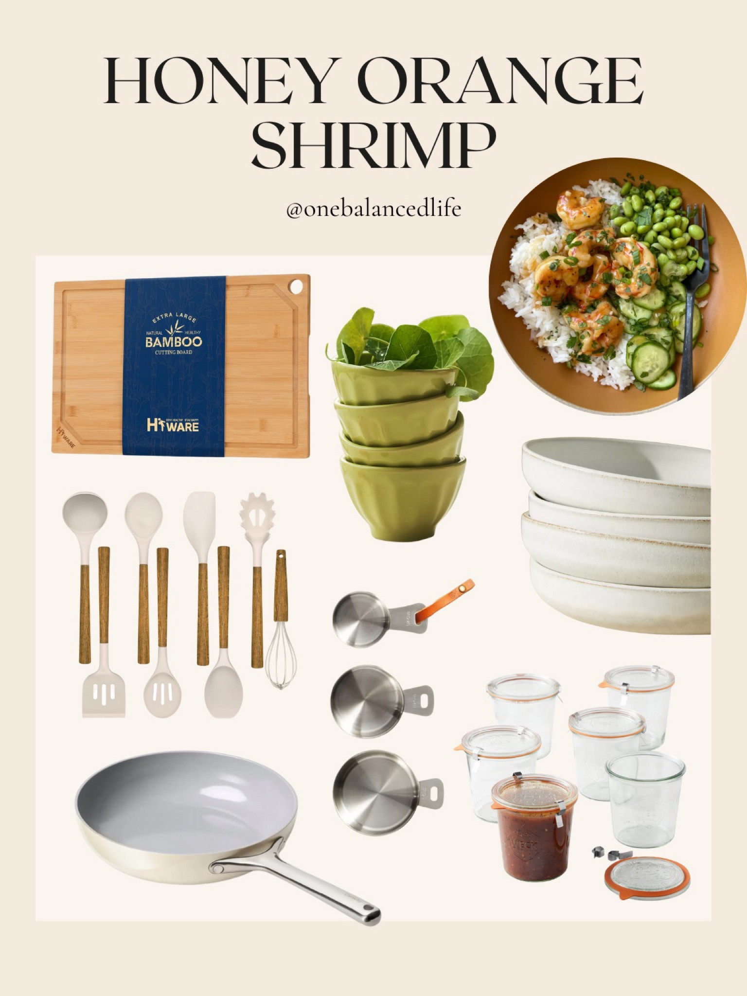 Honey Orange Shrimp 🍊🍤 My essentials I used for the recipe!!

#LTKfindsunder100 #LTKhome #LTKfindsunder50