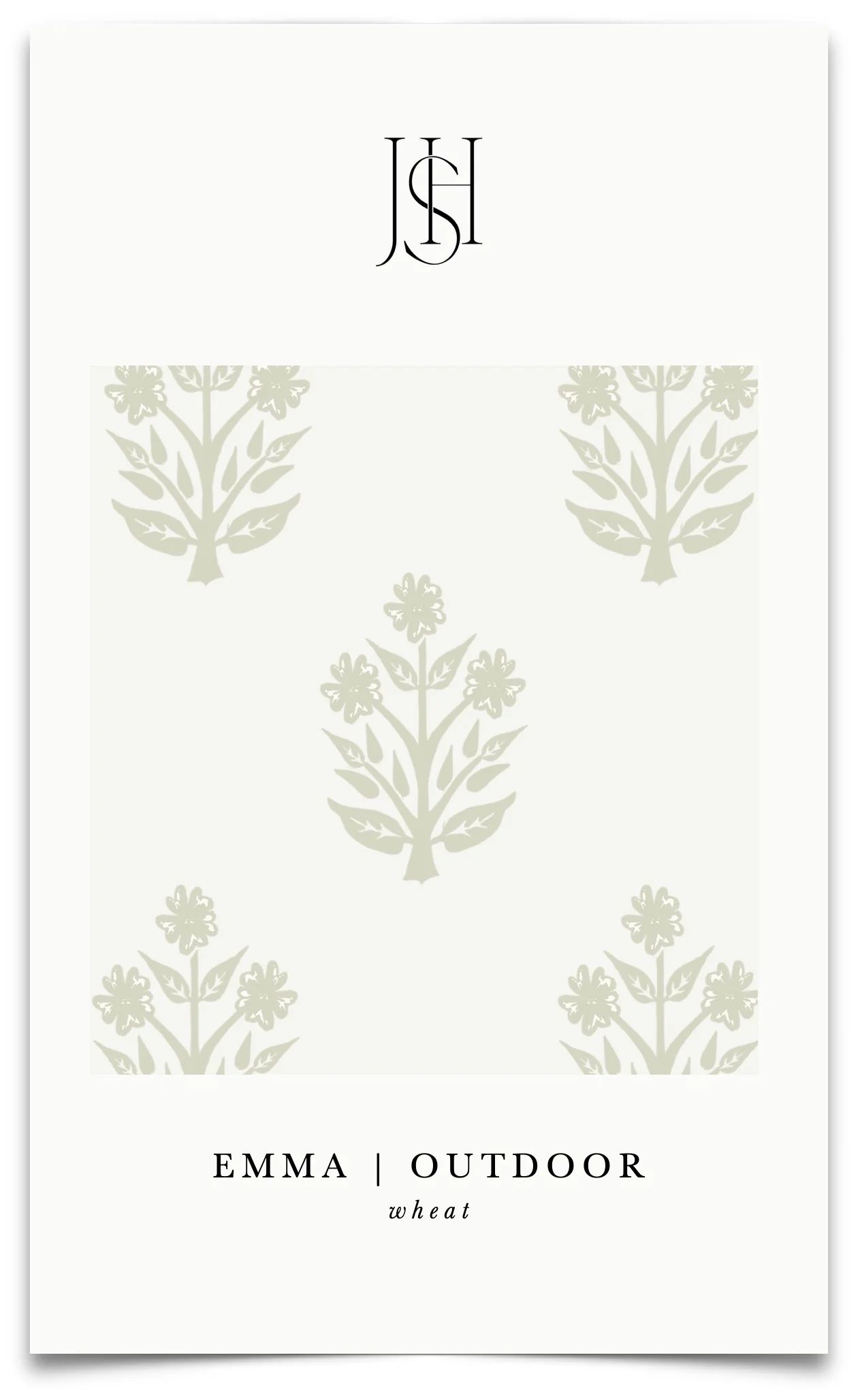 "Emma" in Wheat Outdoor Fabric by the Yard | JSH Home Essentials