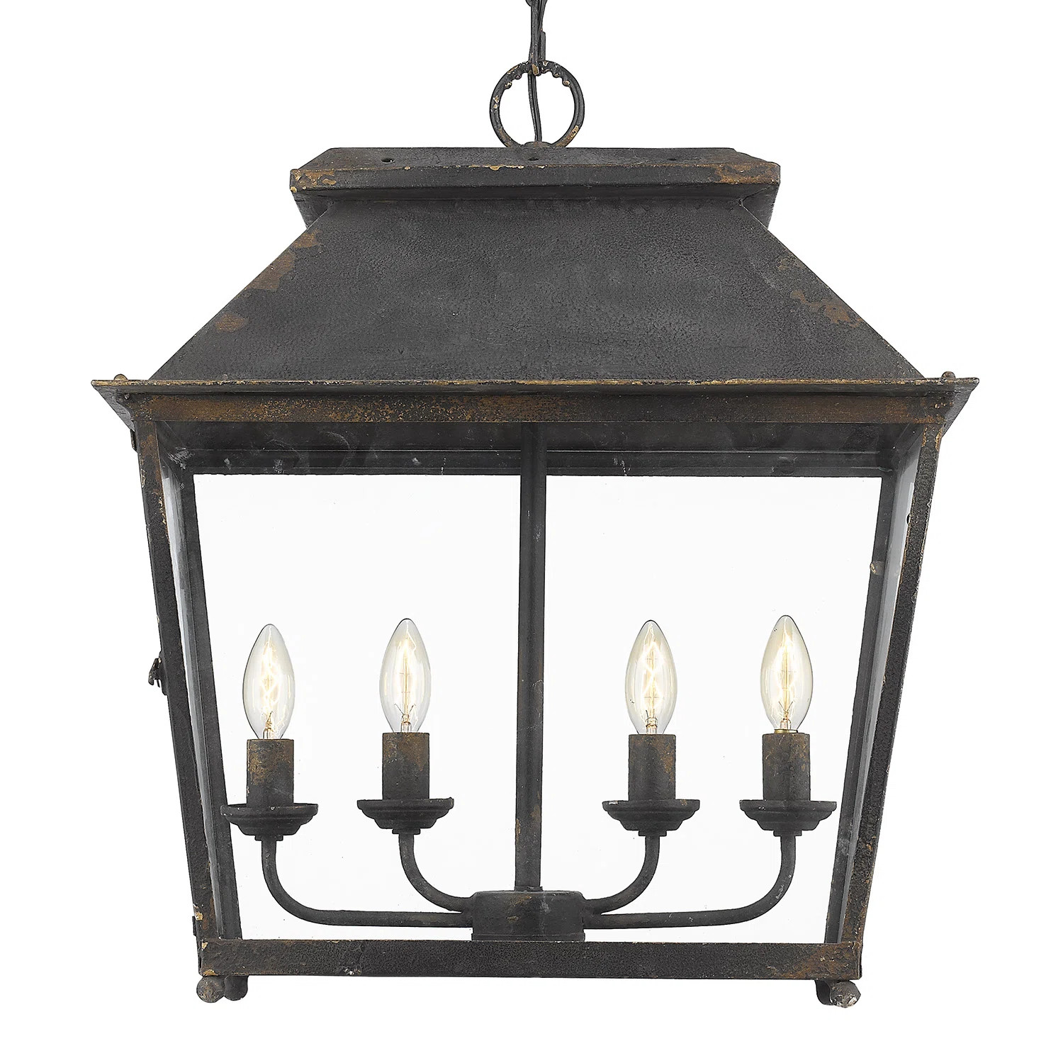 Aimee-Grace 4 - Light Dimmable Lantern Geometric Chandelier | Wayfair North America
