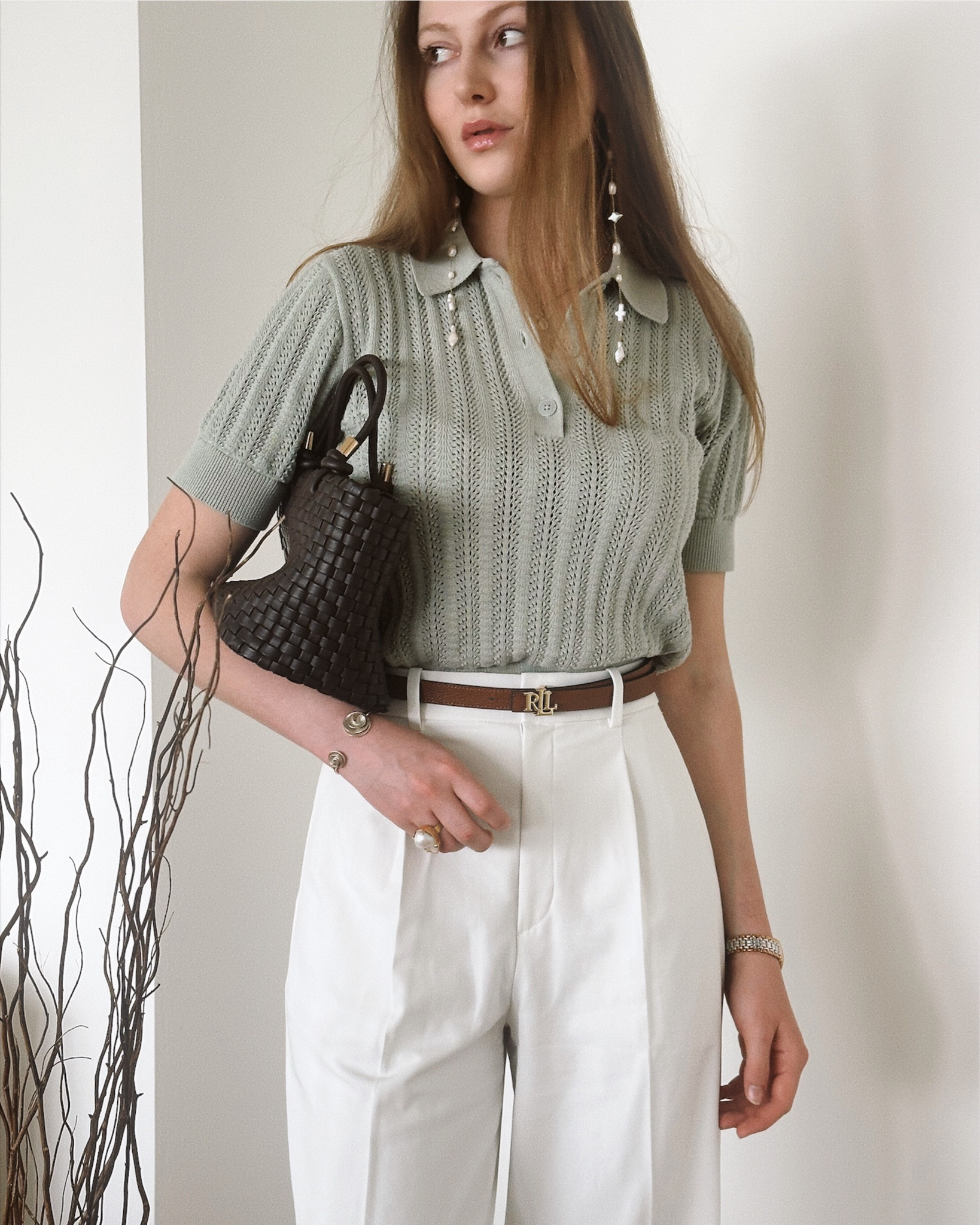 what to wear when you don’t know what to wear? this is your sign to get your hands on these perfect fit white pleated trousers for summer season styled with lightweight knit polo in trendy sage color. the final touches of brown add a nice contrast for elegant quiet-luxury look. and ready to go for a promenade or yacht walk! :)

#lifewear

#LTKSeasonal #LTKWedding #LTKStyleTip