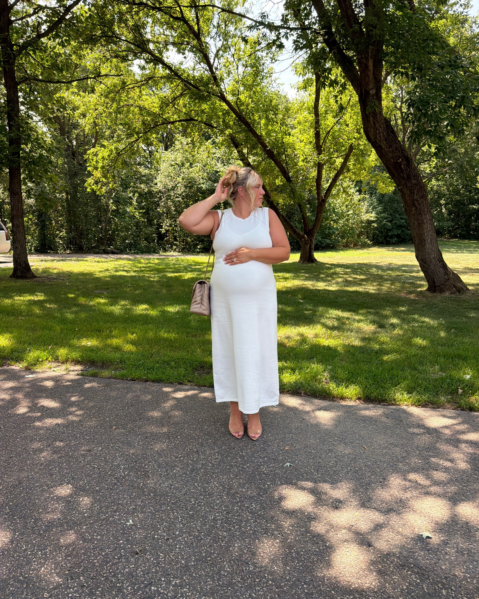 Soft and comfortable. Fits over bump

#LTKmomlife #LTKootd #LTKMidsize