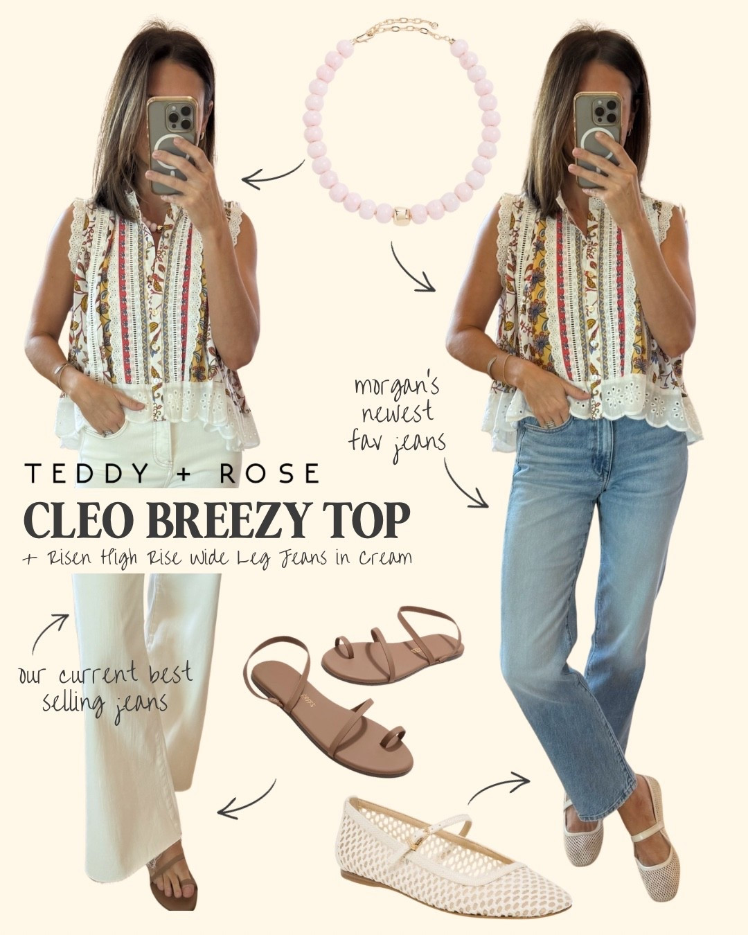 Everything linked ✨ Shop our Cleo Breezy Eyelet Trim Top — the newest style from our custom line — at shopteddyrose.com

#LTKBeauty #LTKSeasonal #LTKootd