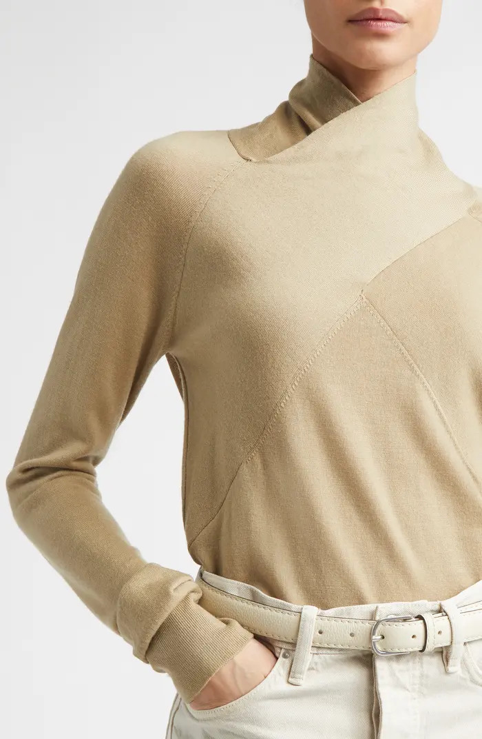 Merino Wool Crossover Sweater | Nordstrom