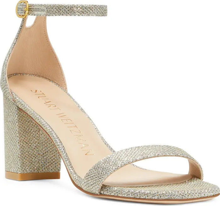 Stuart Weitzman Nudistcurve 75 Block Heel Sandal | Nordstrom | Nordstrom