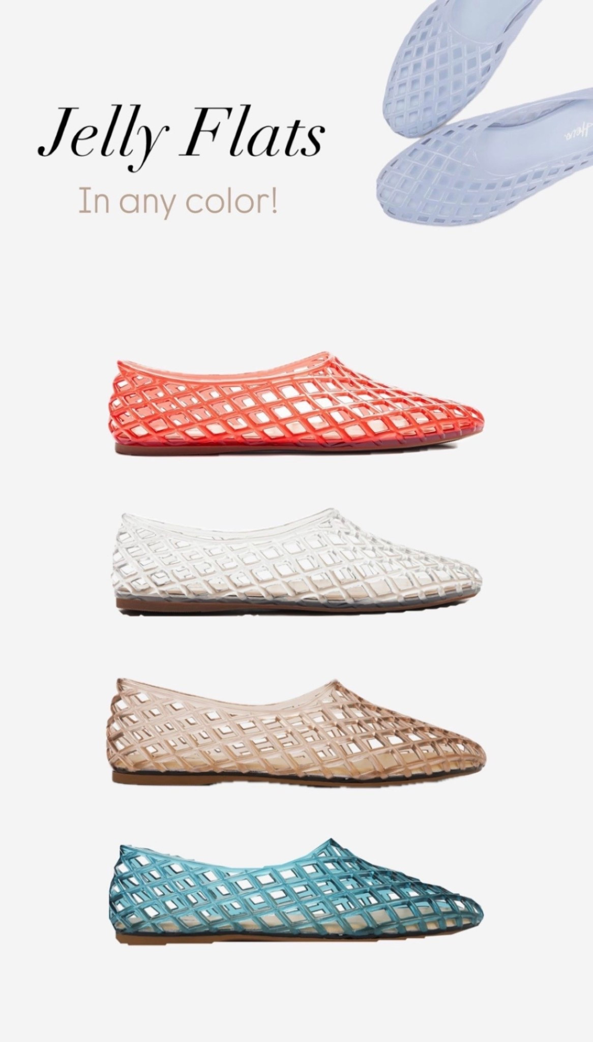 Jelly Flats Galore! #LTKfindsunder50 #LTKshoecrush

#LTKSeasonal #LTKmomlife #LTKgrwm