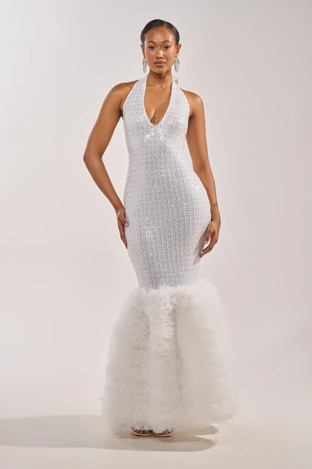 SHOWTIME SEQUIN MAXI DRESS | AKIRA