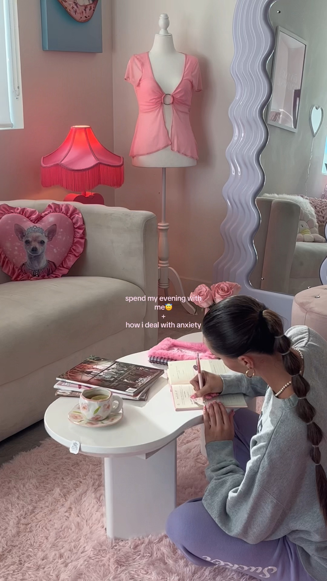 put your mental health first💗 relaxing tea, journaling, skincare, and my doggie helps so much. 

✨products linked below 

#LTKU #LTKhome #LTKbeauty