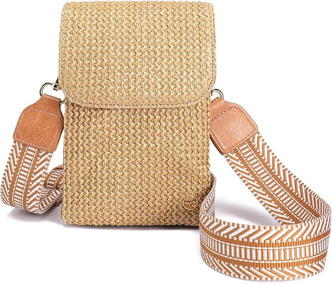 MINICAT Faux Straw Small Summer Purses Women Crossbody Beach Bags for Cruise Travel Vacation Esse... | Amazon (US)