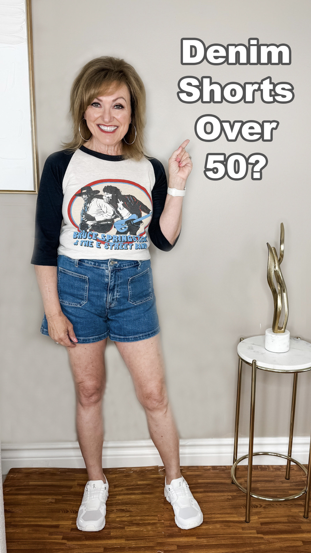 Denim shorts are still an option no matter how old you are! But you can also style them in a vintage sort of way for a bit of nostalgia! 

I truly have been holding on to this concert tee since 1980. It’s a classic! 

Denim shorts also great styled in an Americana way with gingham, or you can dress them up a bit with a blazer.  They are always in style!

#LTKootd #LTKSeasonal #LTKOver40