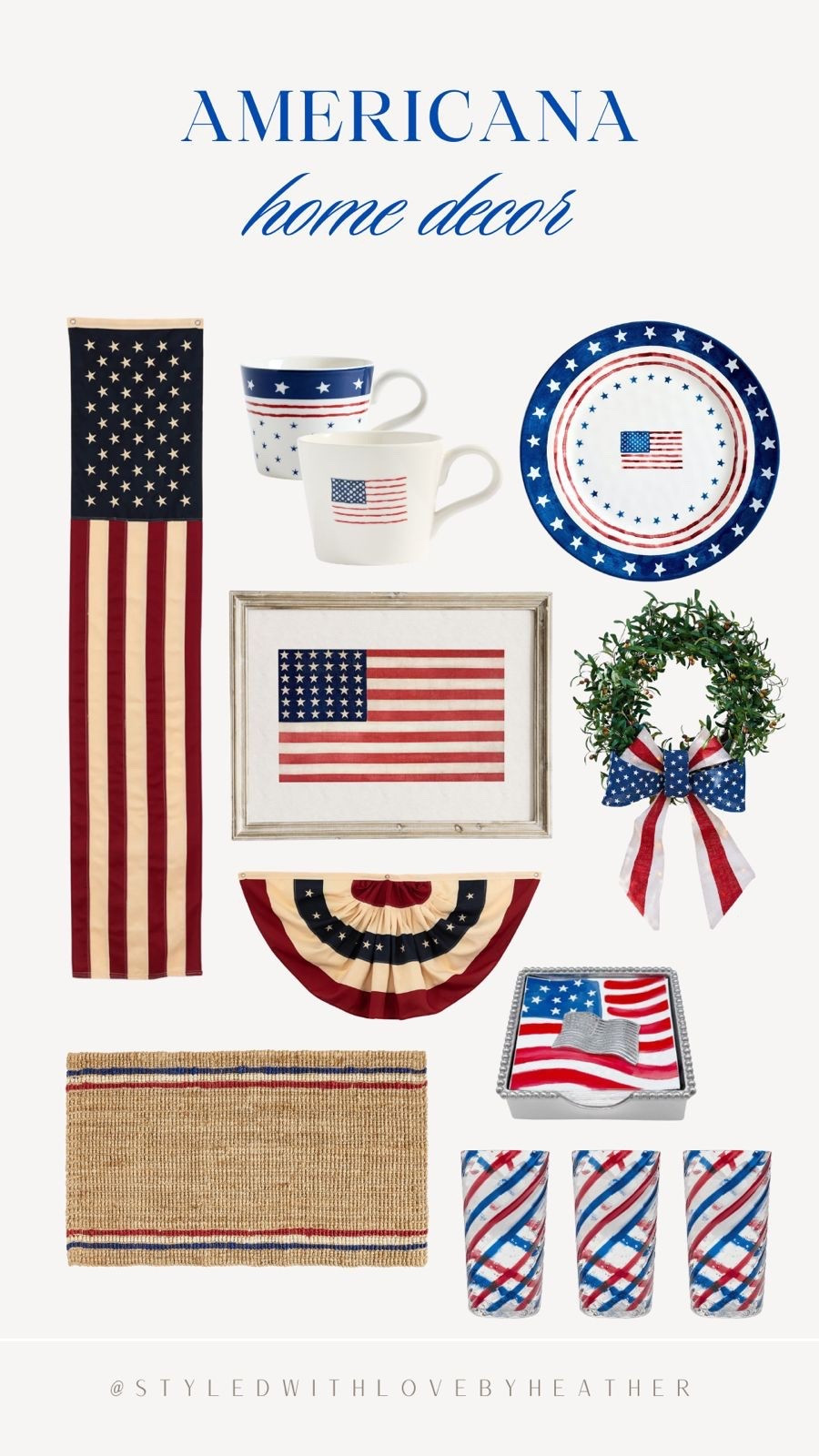 The cutest Americana home decor finds 🇺🇸
Perfect for Memorial Day & summer hosting—such an easy way to make your space feel festive without overdoing it ✨
All linked for you!




#LTKFestival #LTKootd #LTKHome