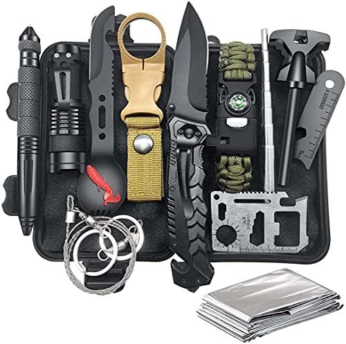 All in one 15 Professional All You Need Survival Tactical Gear and Tools for Cars, Camping, Hikin... | Amazon (US)