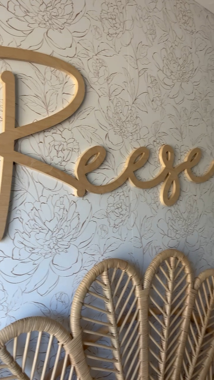 ✨Would you ever consider trying to put up your own wallpaper?✨ The idea of hanging up wallpaper terrified me at one point. I felt completely unfit and unqualified to do it. And truth is, I was! There are lots of mistakes that happened throughout this process but it was just a learning curve. I would absolutely do it again, I just wouldn’t attempt it on my own in a high-traffic area of my home. The kids won’t spot the imperfections; they’ll only see the effort and love that went into making their bedrooms special for each one of them. 

We paired the romantic wallpaper with a boho headboard, giving the whole bedroom a whimsical boho vibe. Her bedroom is by far one of my favorite projects in our home 🤍
✨So what do you say? Would you ever try to do it yourself?✨
•
•
•
•
•
✨SUBSCRIBE✨to my newsletters for a special freebie that includes over 10+ pages of retail stores that I (as an interior designer) shopped for my very own clients. 

#LTKHome #LTKBaby #LTKKids