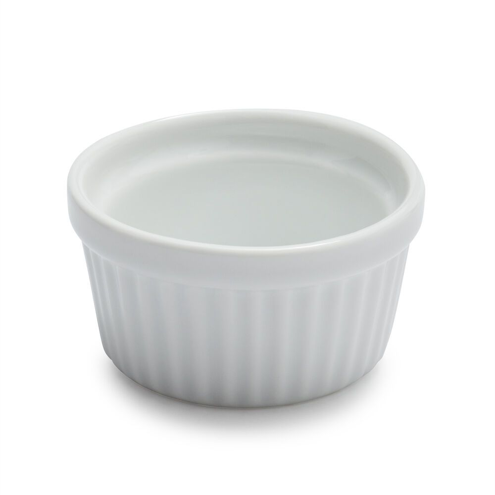 Sur La Table Porcelain Round Ramekin with Ribbed Sides | Sur La Table