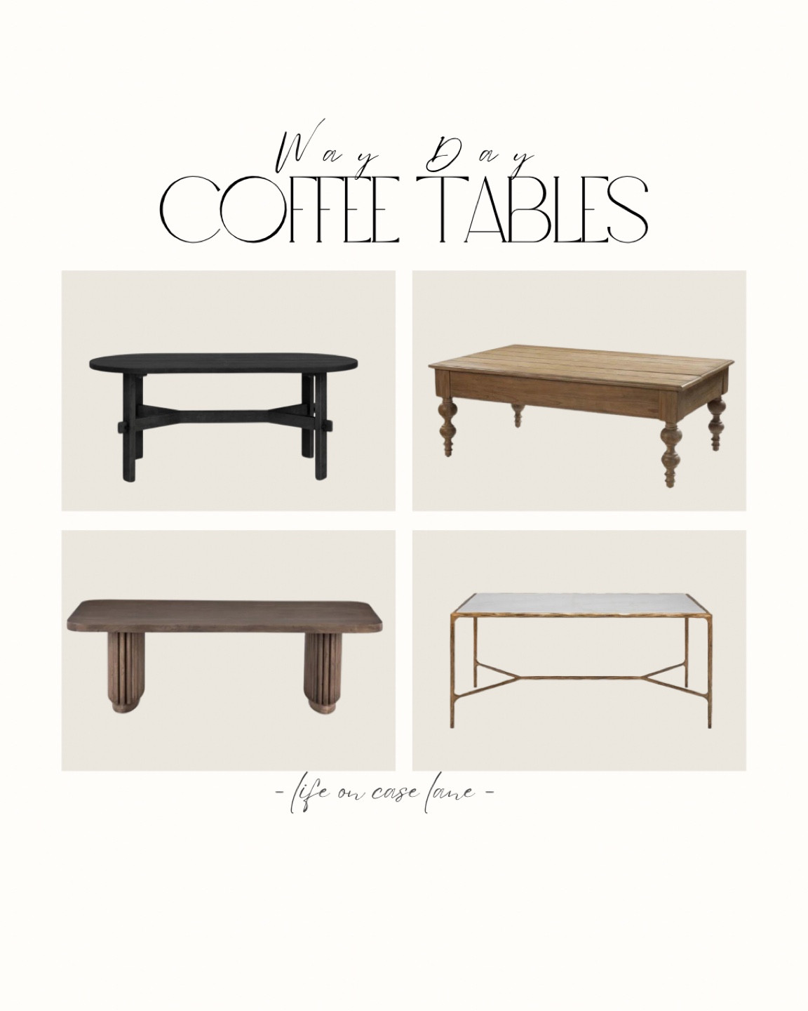 Wayfair coffee tables on sale. 

#LTKxWayDay 

#LTKsalealert #LTKhome