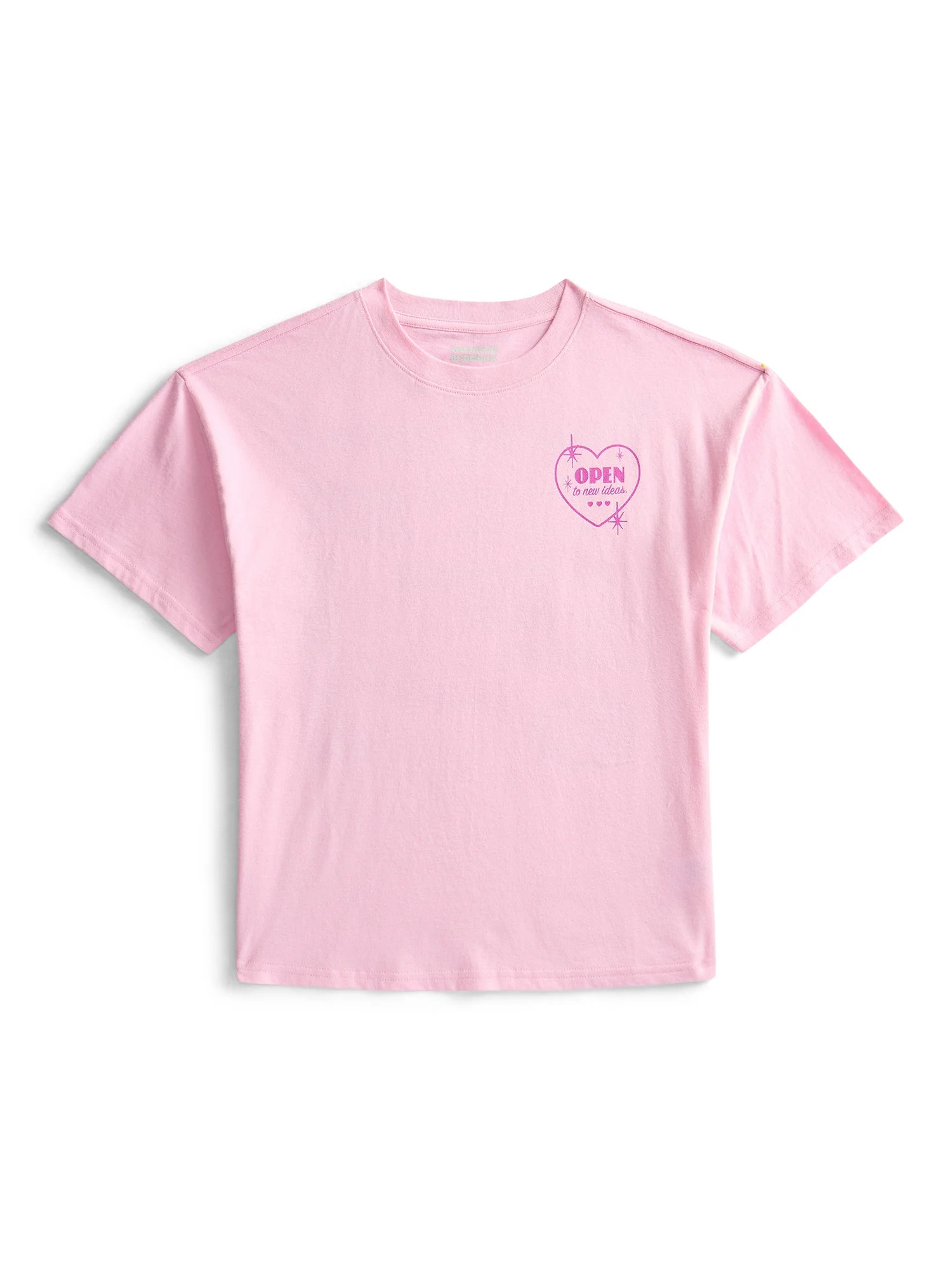 Weekend Academy Girls Graphic Tee with Short Sleeves, Sizes 4-18 | Walmart (US)
