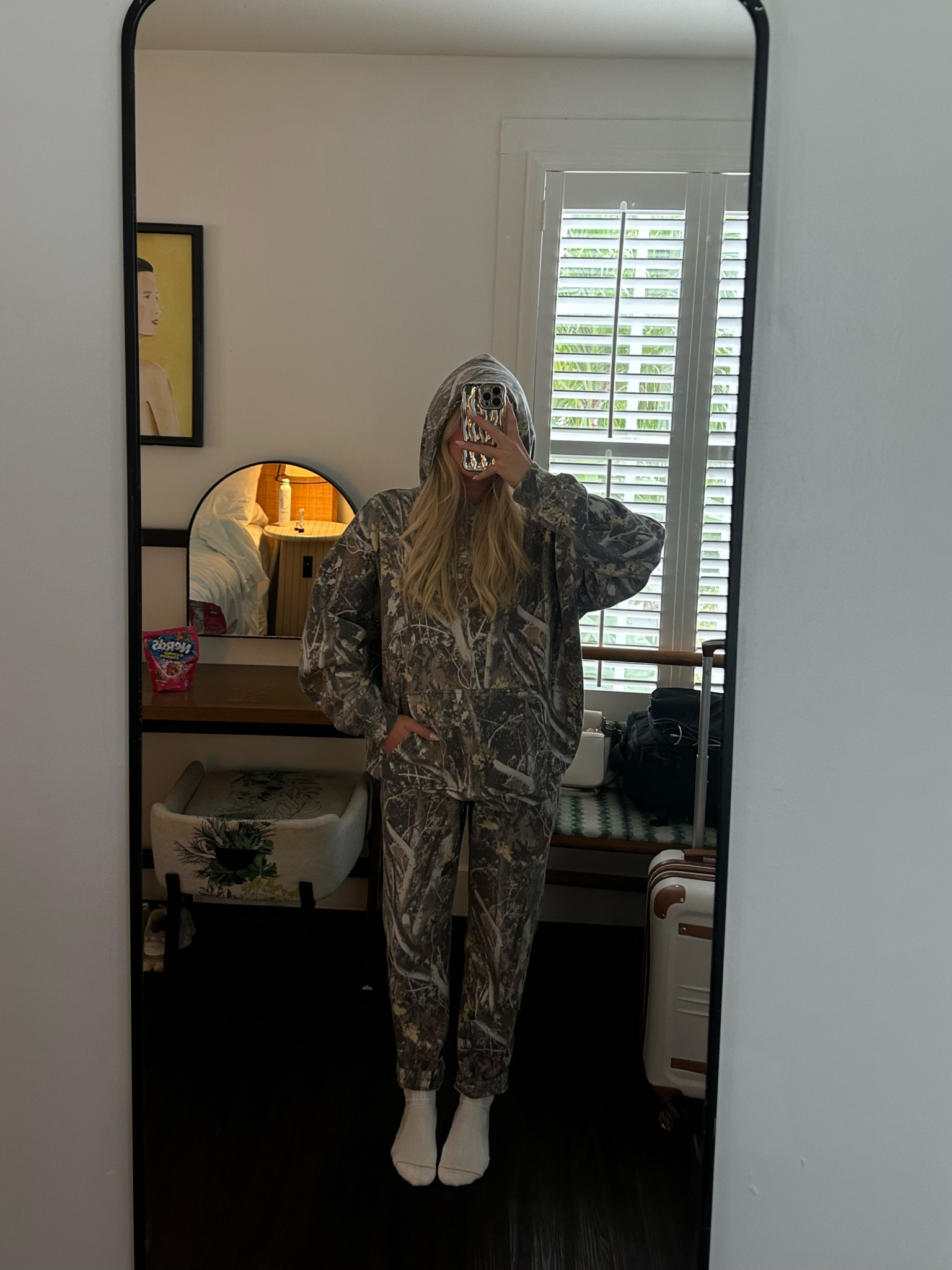 The best sweat set 🤍 Obsession over the camo 🙌🏼 Wearing size small pants — Large hoodie 

#LTKFindsUnder100 #LTKStyleTip