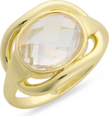 CZ Statement Oval Ring | Nordstrom Rack