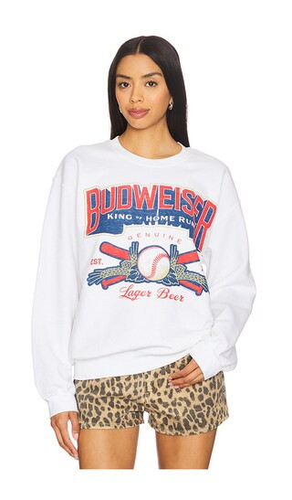 Budweiser Kings Of Homeruns Fleece in White | Revolve Clothing (Global)