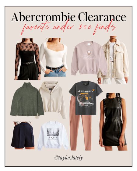 Abercrombie absolute STEALS! These are all under $50 and such great quality finds. Abercrombie clearance has knocked it out of the park! 

Abercrombie Sweatshirts | Abercrombie Sweater | Abercrombie Pants

#LTKstyletip #LTKSpringSale #LTKfindsunder100