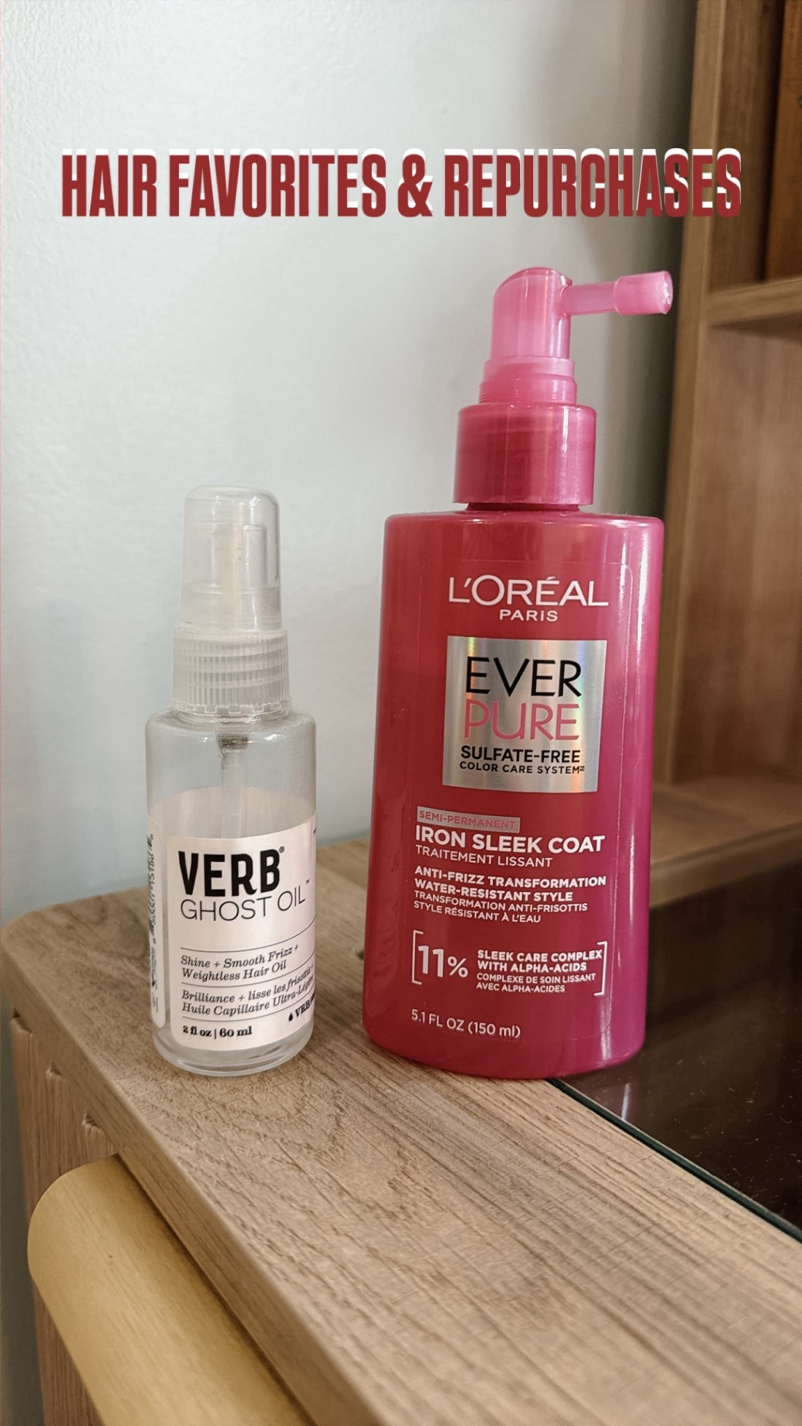 Two of my favorite hair products I use each time I wash my hair! 
#loreal #verb #haircare #routine 

#LTKdayinmylife #LTKootd