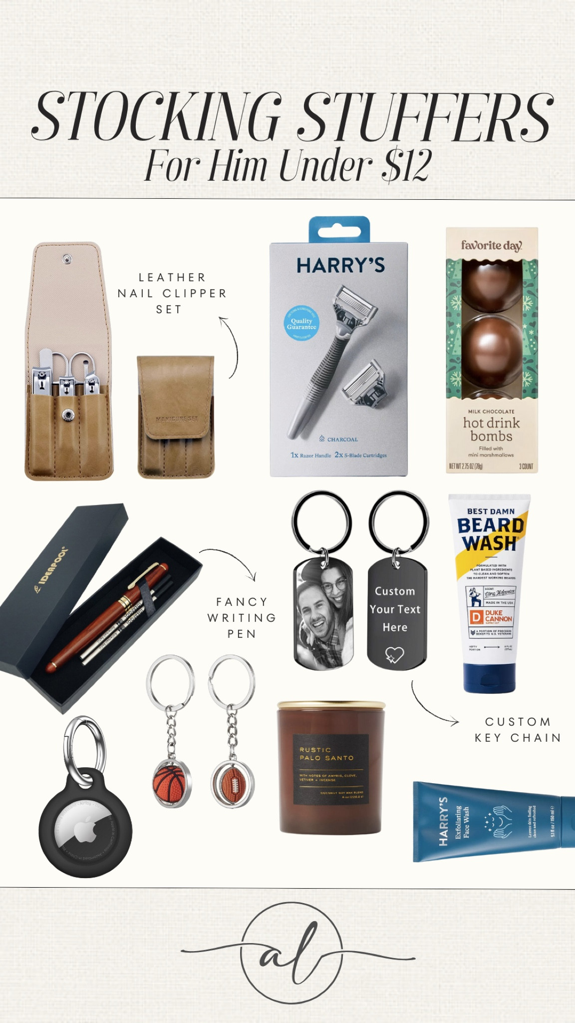 Stocking stuffers for him under $12. Gift guide under $12. Gifts for him 

#LTKGiftGuide #LTKU #LTKHoliday