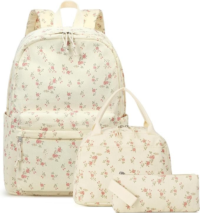 Bluboon School Backpack Set Girls Womens Laptop Bookbag Casual Daypack Fits 15 inch Laptop with L... | Amazon (US)