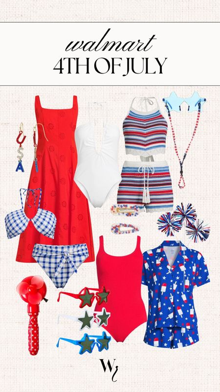 Walmart 4th of July swim and decor finds 

#LTKxWalmart #LTKSummerSales #LTKStyleTip