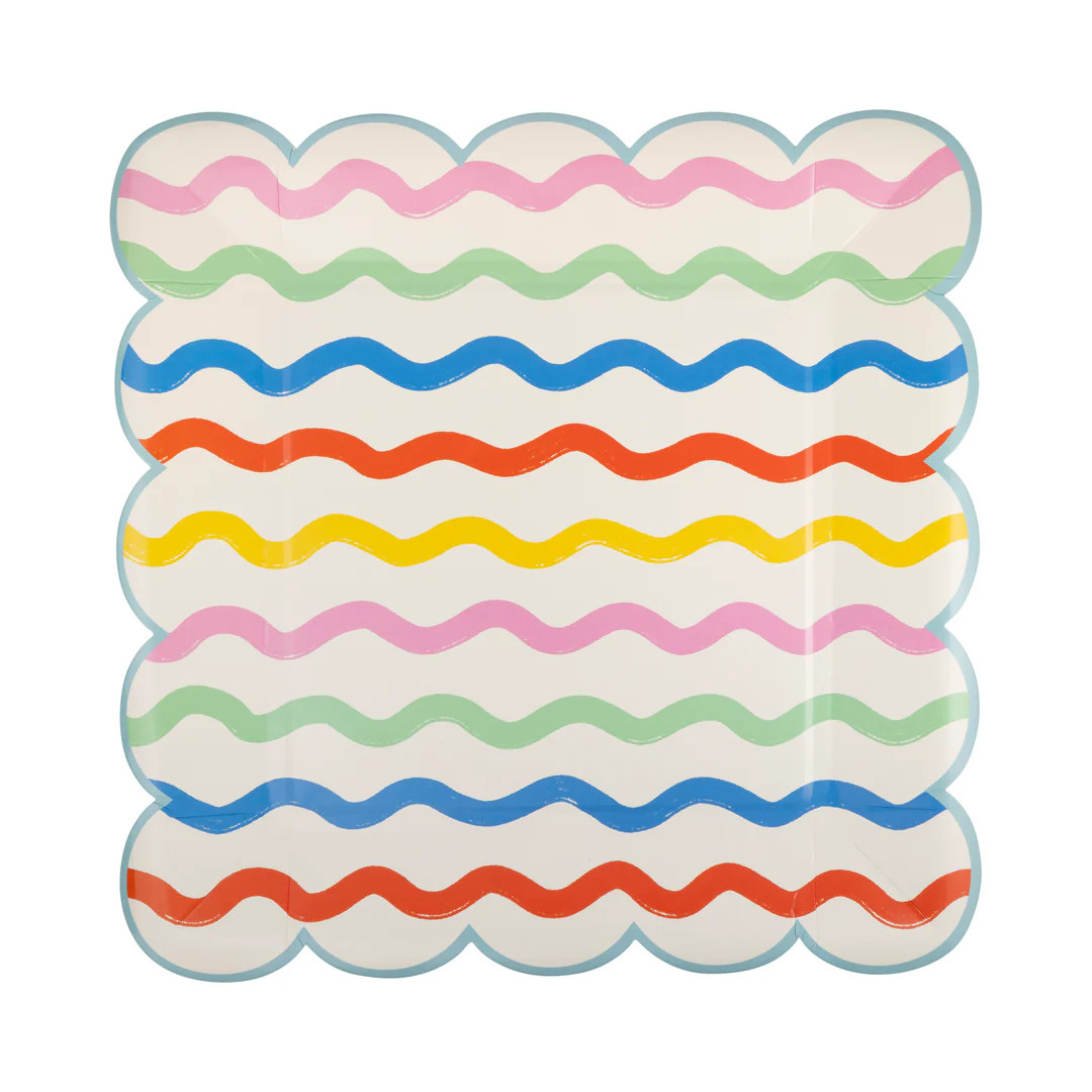 Ric Rac Striped Plate | My Mind's Eye