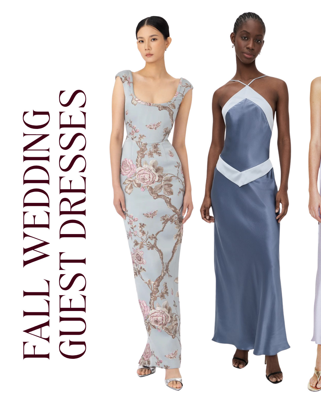 Fall wedding season is here and dress shopping starts like yesterday 👰🏻‍♀️🛒everything linked. Comment SHOP and I'll DM the details 💌

Deep blush, lilac purple, and navy (still the ultimate neutral) — my favorite September wedding guest dresses. I'm loving warm, deep blush tones and lilac purples this season, and you honestly can never go wrong with navy. Here are my favorite fall wedding guest dresses for September and beyond.

[fall wedding guest dress, apricot jacquard dress, midnight organza mini dress, lavender maxi dress, floral column gown, wedding guest style]
#weddingguestdress #falloutfitideas #whattowear 

 #LTKSeasonal #LTKWedding