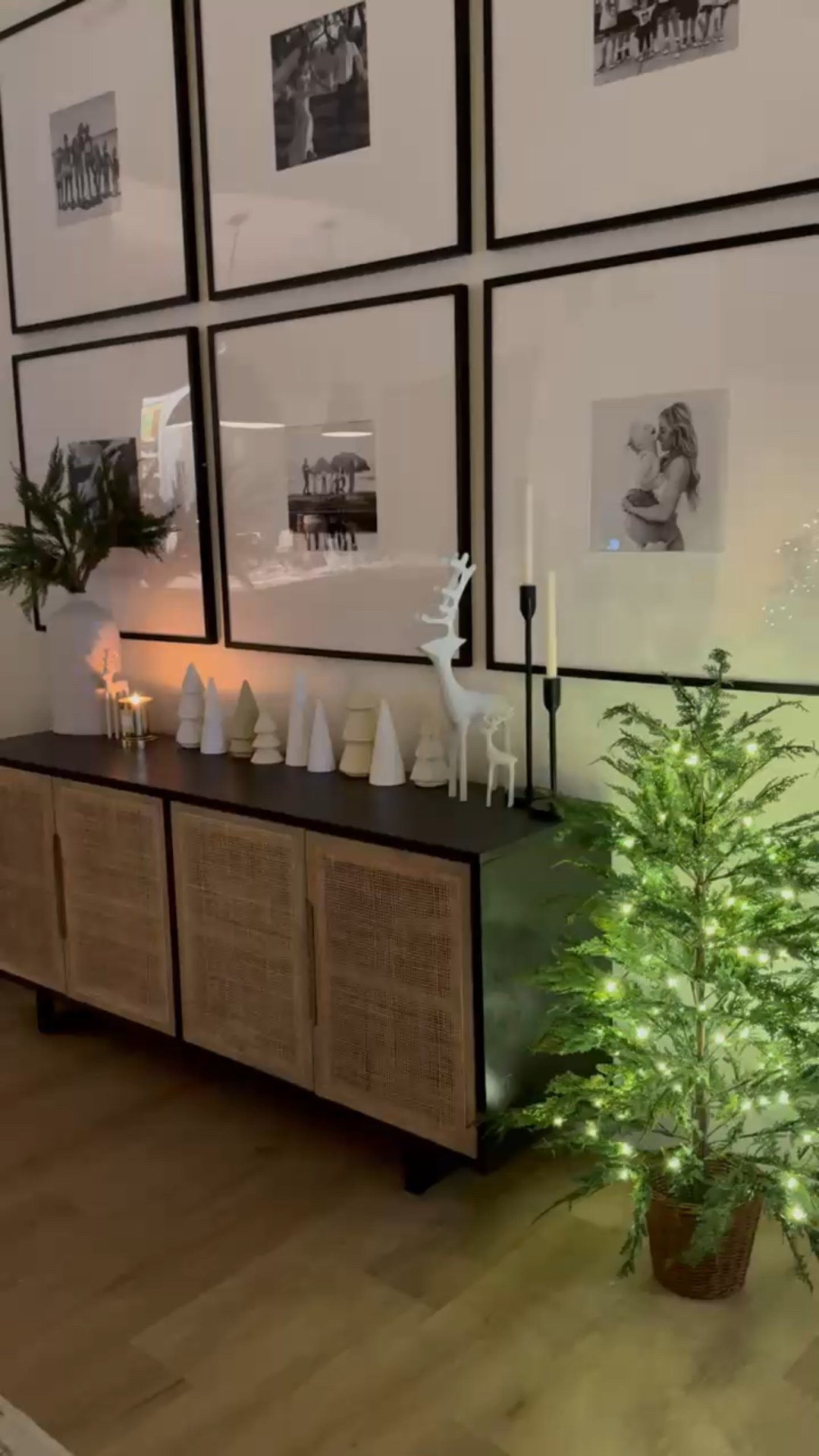 Christmas decor for our buffet cabinet this year! Loving this 4ft Walmart tree.. SUCH good quality for the price! 

The life in Lilac Holiday Dreams candle is my #1 Christmas candle! I love it so much!

Some of this stuff is from years prior so I linked up similar! 

#LTKHoliday #LTKFindsUnder50 #LTKHome