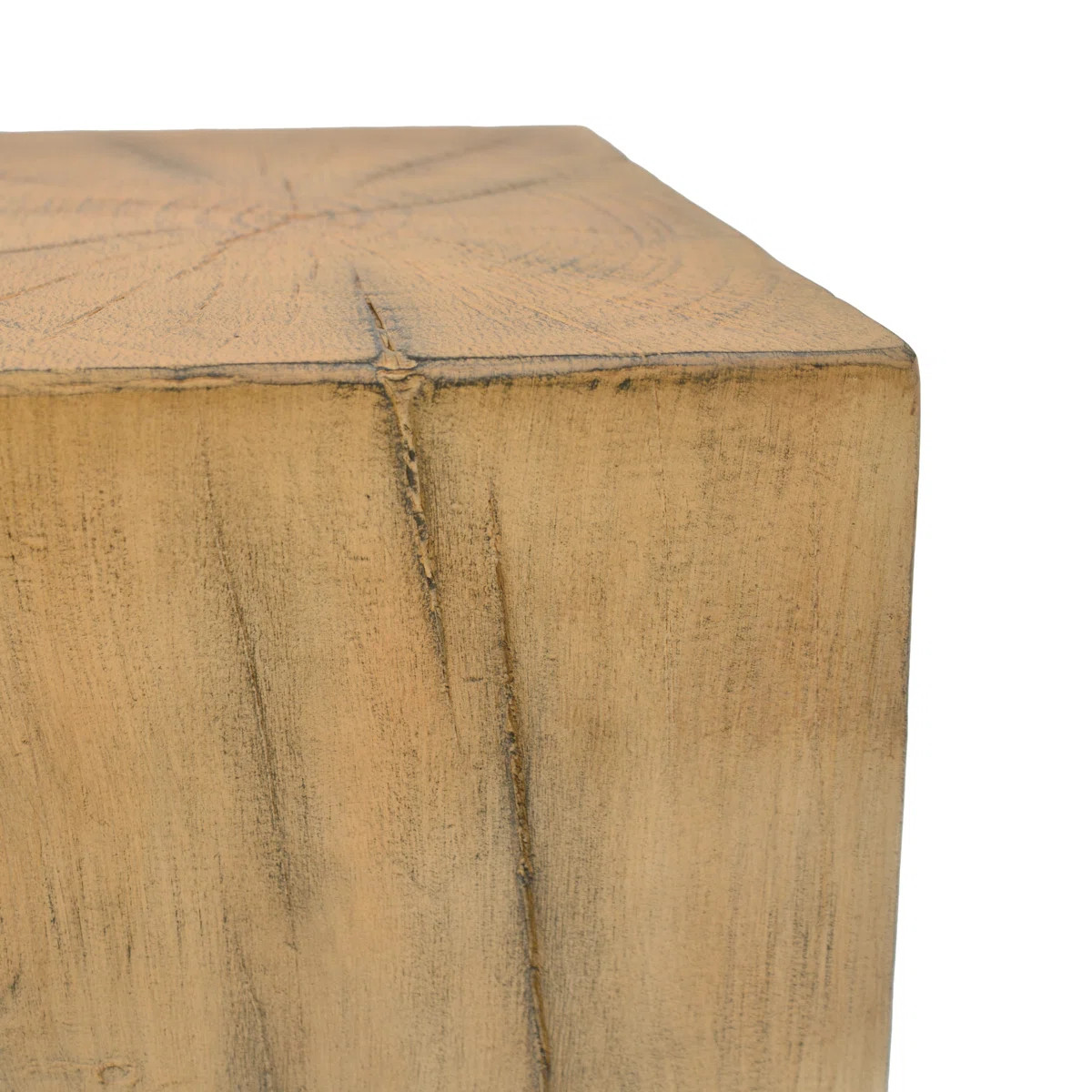 Densel Wood-Look MGO Pedestal Side Table | Wayfair North America