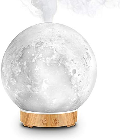 MEIDI Essential Oil Diffuser - Aromatherapy Diffuser, LED Desk Moon Lamp with Cool Mist Humidifier F | Amazon (US)
