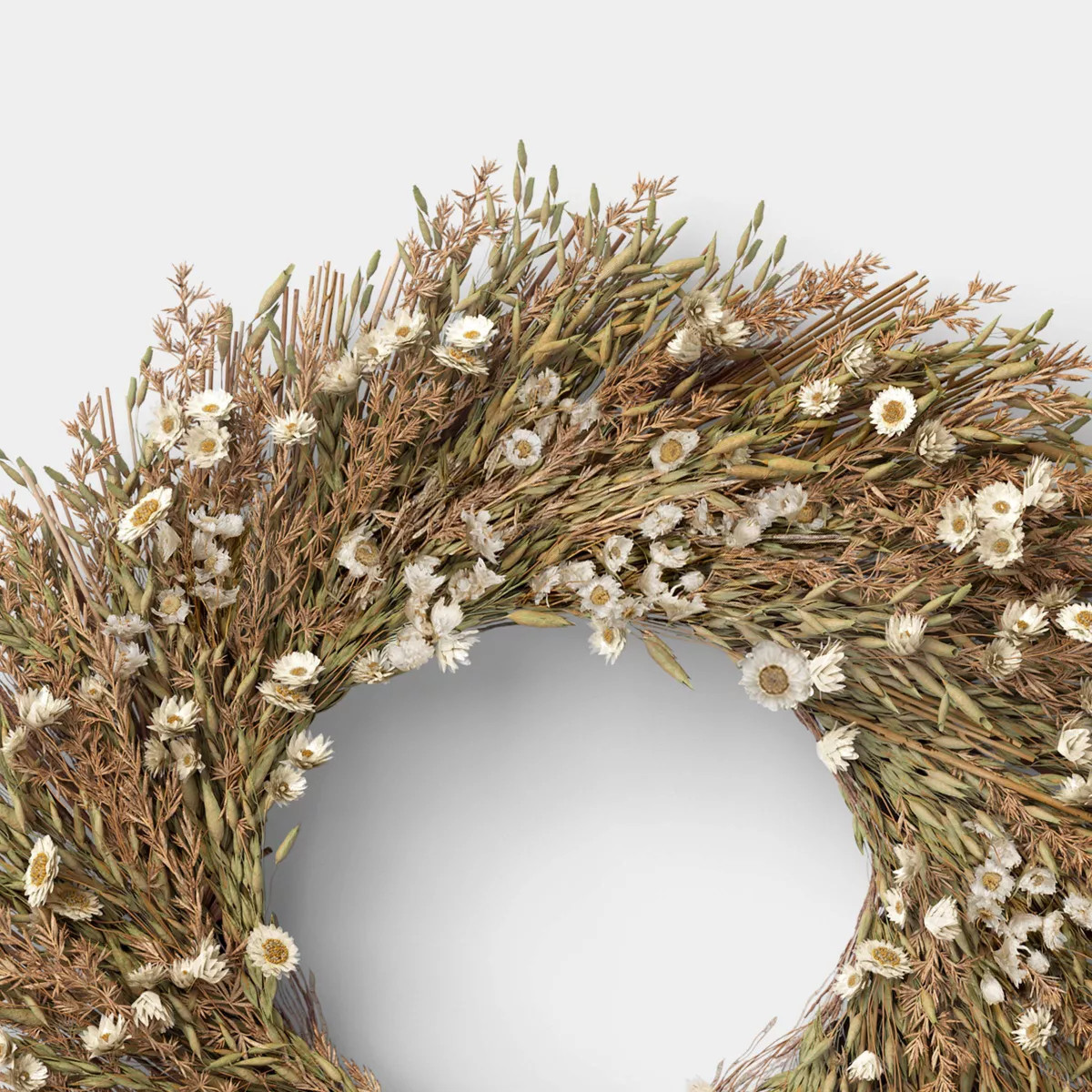 4.25" Mixed Spring Floral Preserved Wreath - Threshold™ | Target