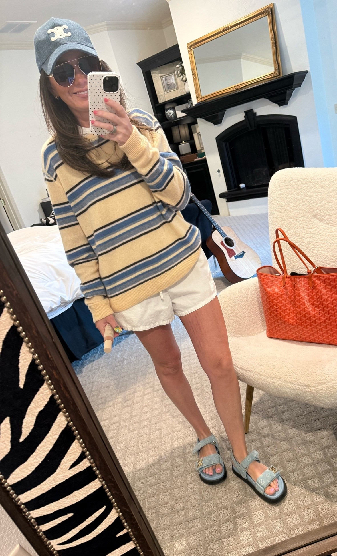 💛🩵💛🩵

Sweater: small
Tee: petite
Shorts: extra small

Spring outfit
Mom outfit
Linen shorts
Ref
Reformation
Denim cap

#LTKmomlife #LTKOver40