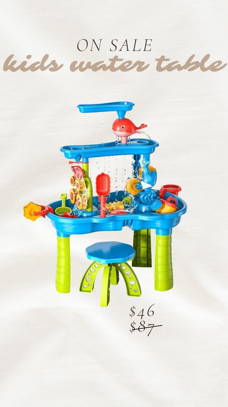 Kids water table is on sale for $46 originally $87!! The perfect outdoor activity for your kid!

Kids water table, toddler kids outdoor play, summer toys, summer finds, water table

#LTKfindsunder50 #LTKsalealert #LTKfindsunder100