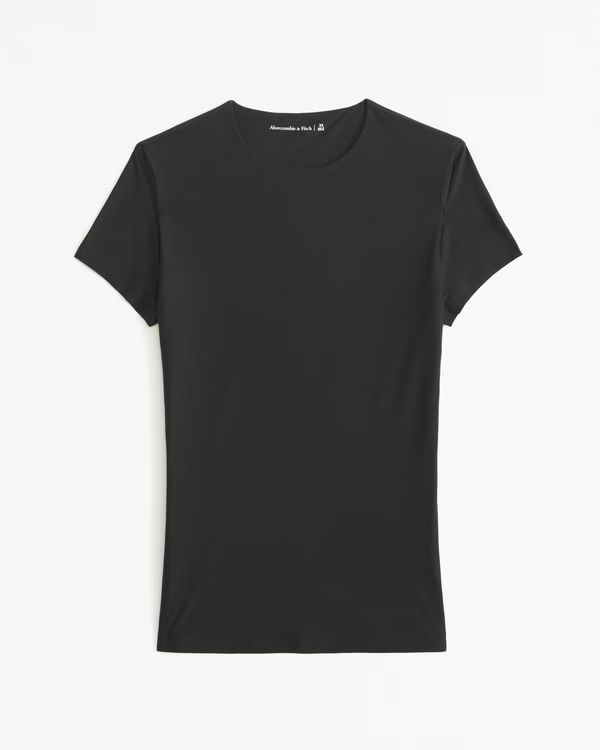 Soft Matte Seamless Tuckable Baby Tee | Abercrombie & Fitch (US)