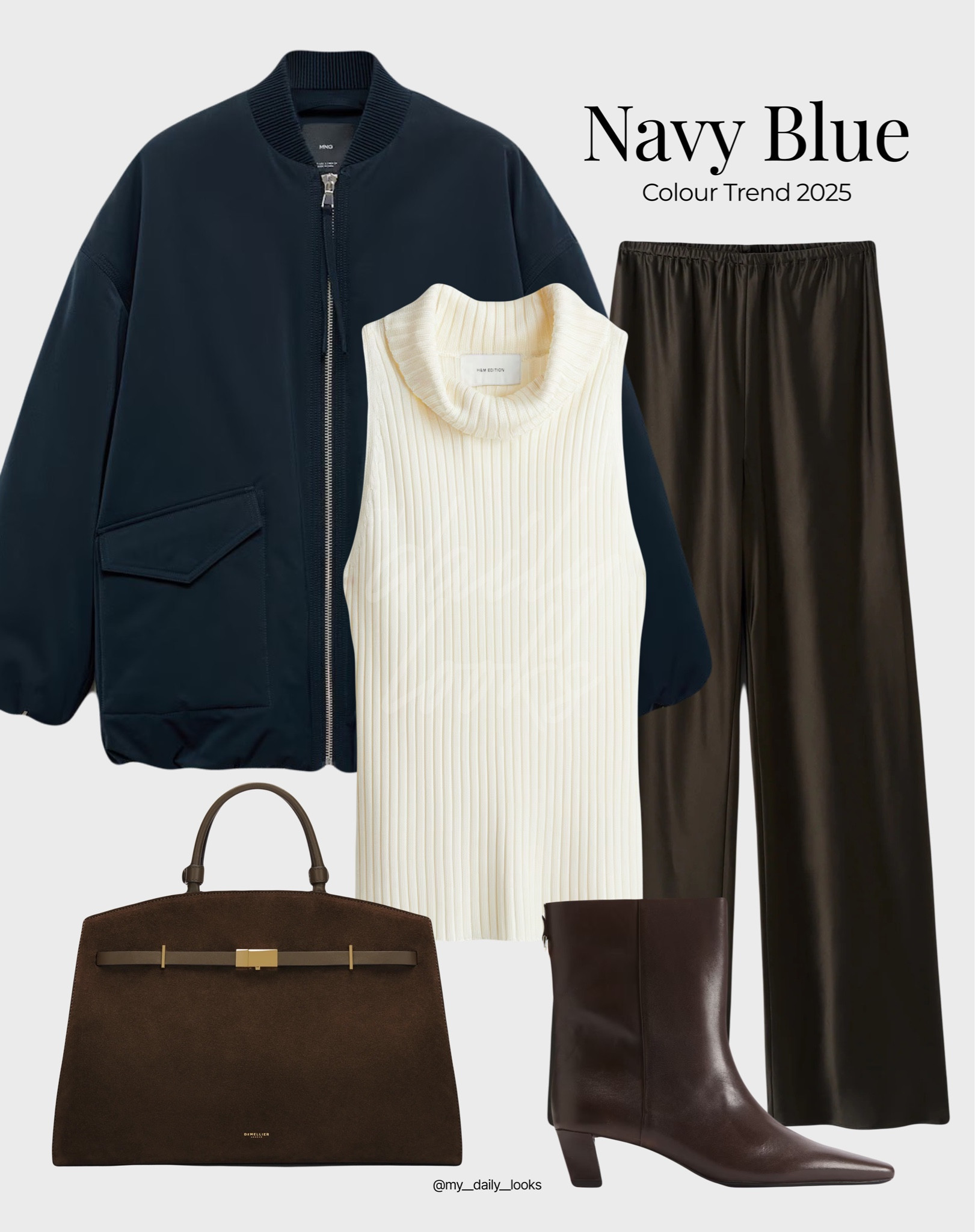 Navy blue + chocolate brown colour combination for your winter/pre-spring looks. 

Check out more styling ideas in my profile. 

Tags: navy blue, deep blue, azul marino, winter style, pre-spring, winter style, winter outfit, spring outfit, winter fashion, spring fashion, easy styling, simple everyday look, chic & basic outfit, Parisian look, casual outfit, capsule wardrobe, office look, brunch style, high street.


#LTKstyletip #LTKbag #LTKworkwear