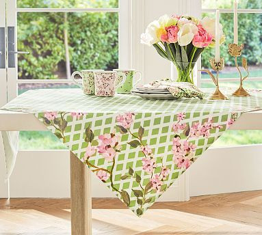 Monique Lhuillier Garden Trellis Table Throw | Pottery Barn (US)