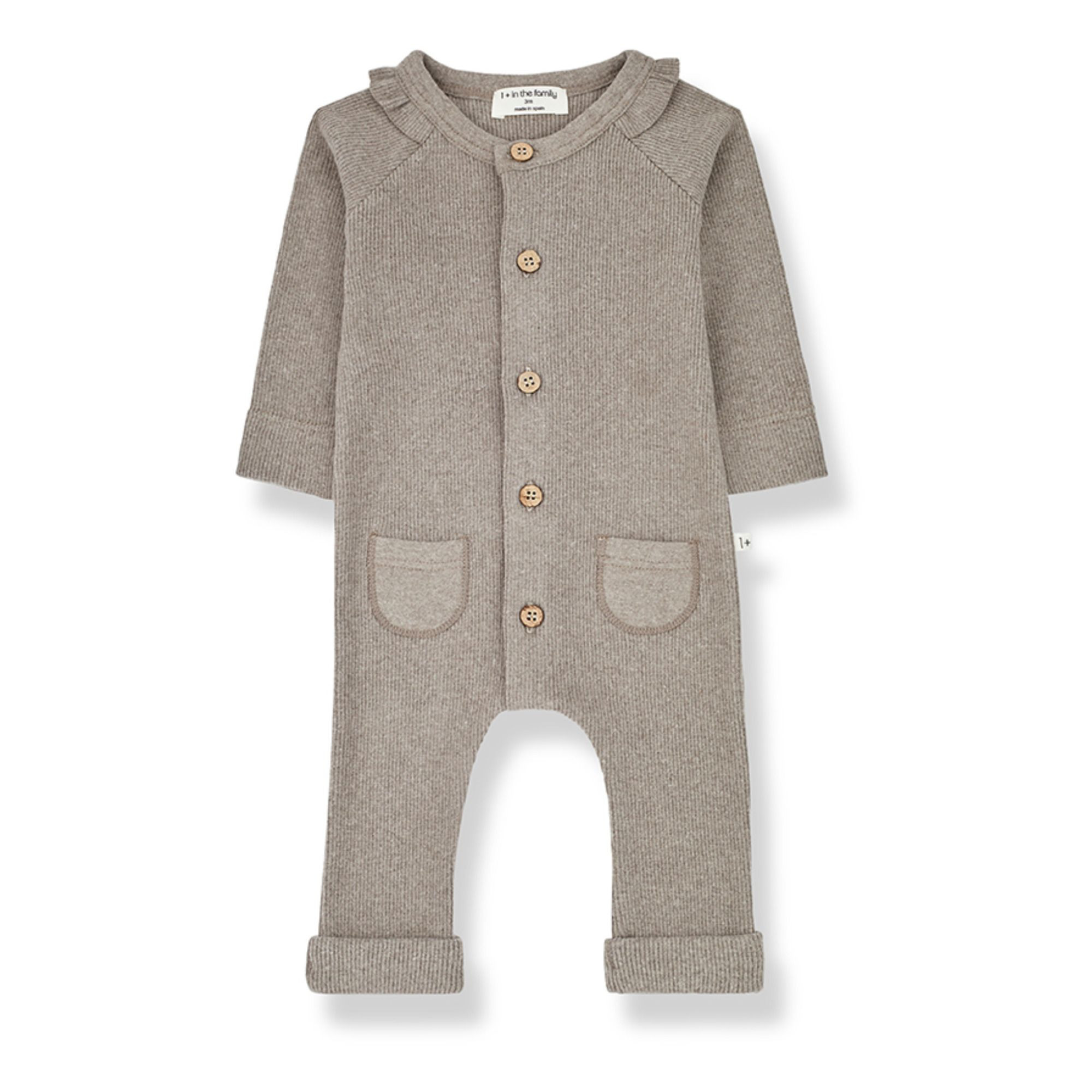 Combinaison Côtelée Marie | Taupe | Smallable