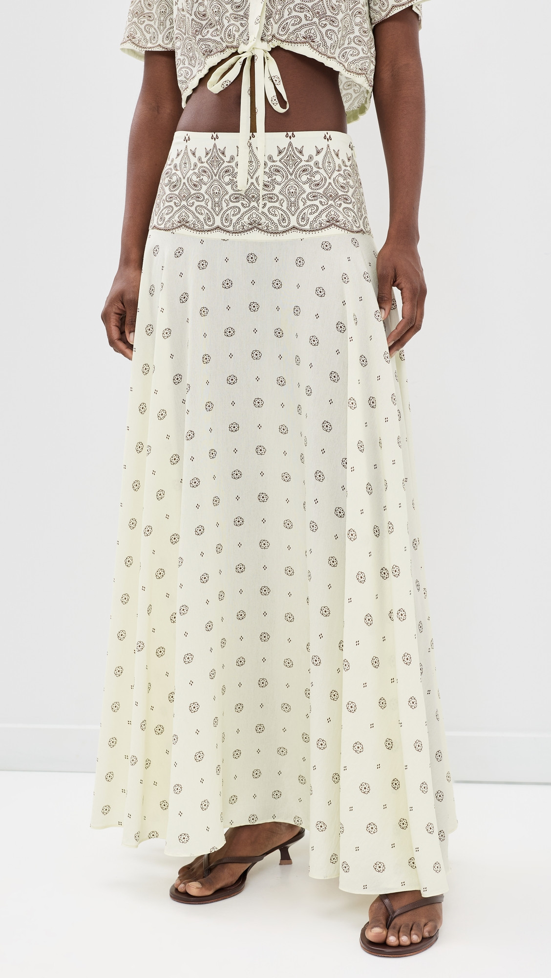 Devon Windsor Rylie Skirt Crete M | Shopbop