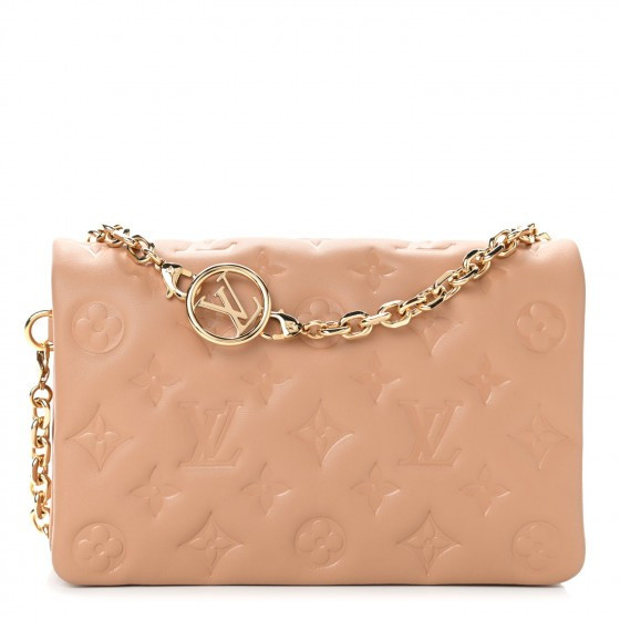 LOUIS VUITTON

Lambskin Embossed Monogram Pochette Coussin Camel | Fashionphile