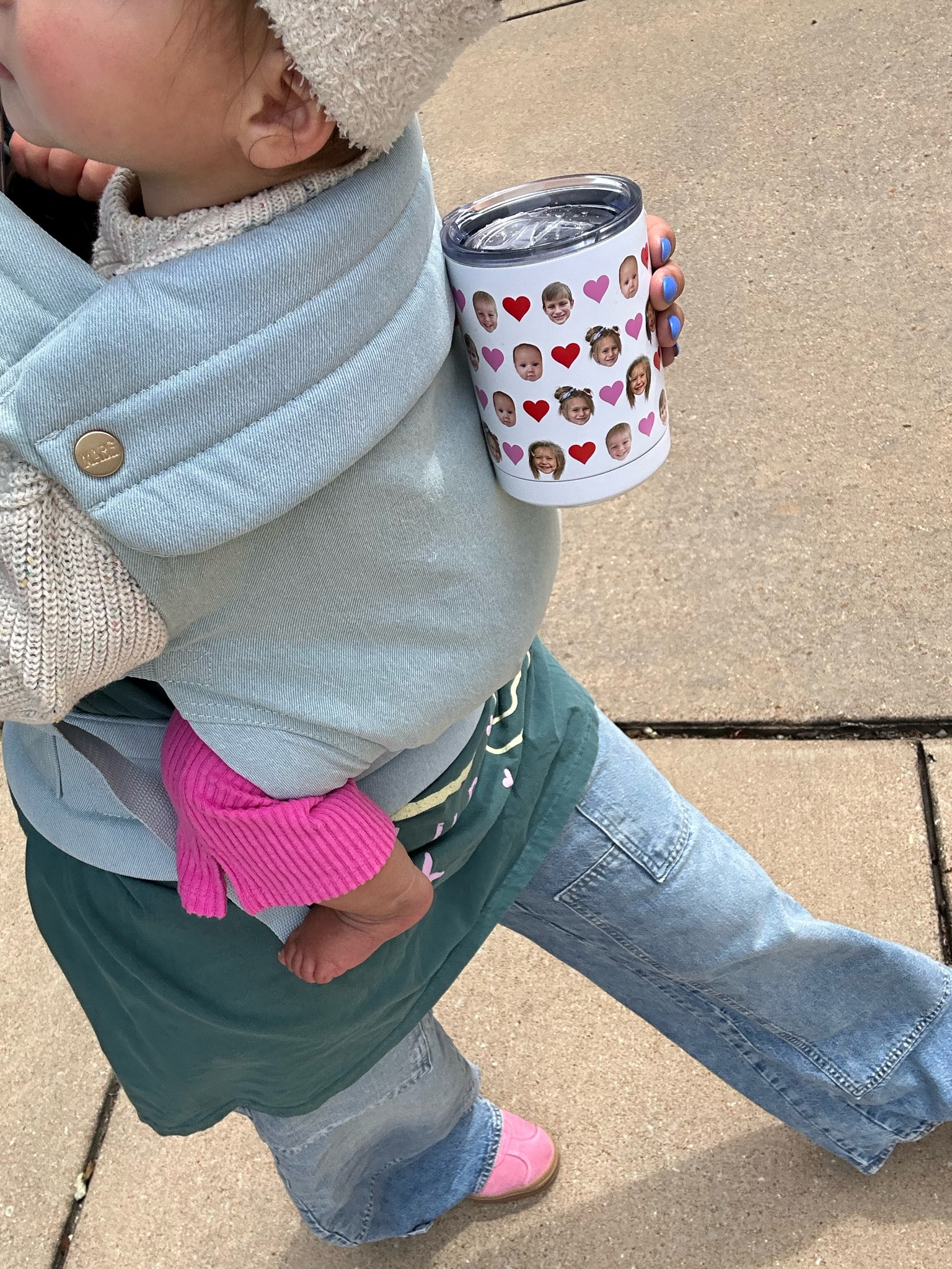 baby flares, my babies’ faces, baby wearing 💕✔️✔️