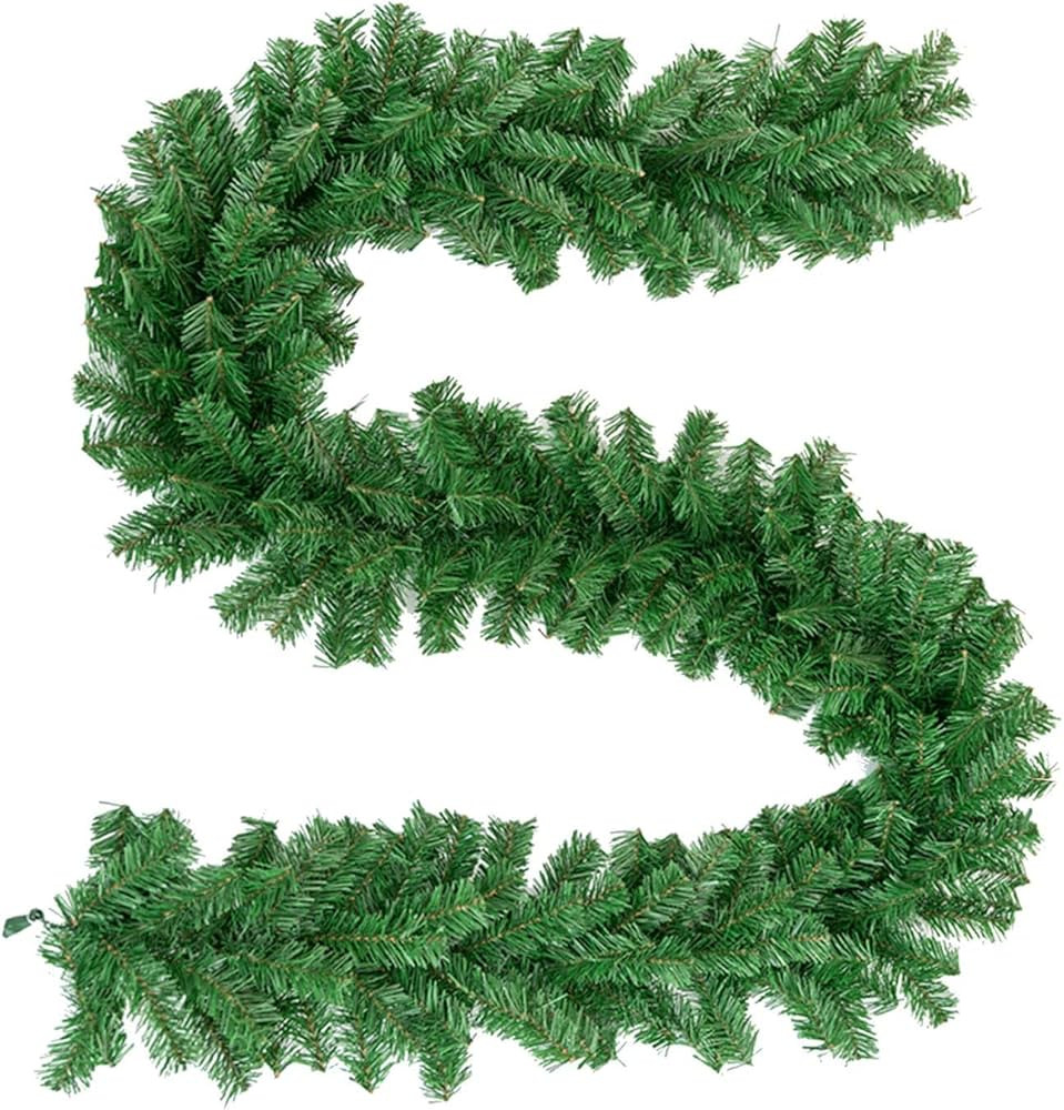 9FT Christmas Garland Decoration, Non-Lit Artificial Garland for Outdoor or Indoor Use, Premium Q... | Amazon (US)