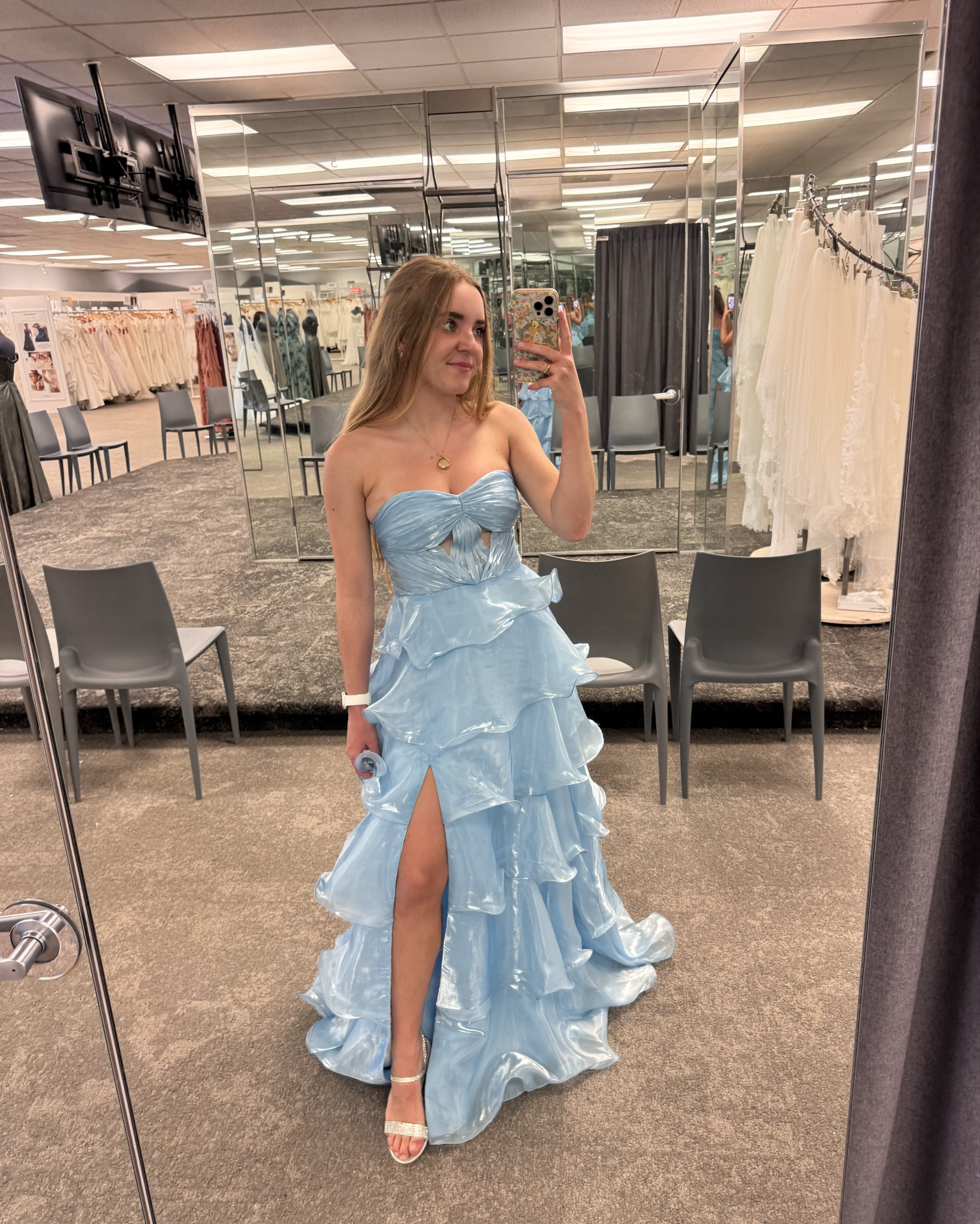 This blue layered prom dress from David’s bridal was unreal! The bodice is beautiful and the fit of the dress is so incredibly flattering!

#LTKSeasonal #LTKootd #LTKdayinmylife