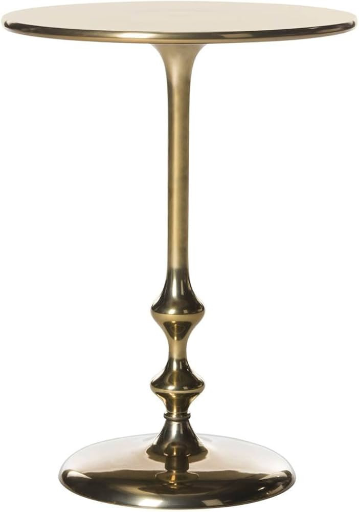 Safavieh Home Collection Hydra Antique Brass Round Side Table | Amazon (US)
