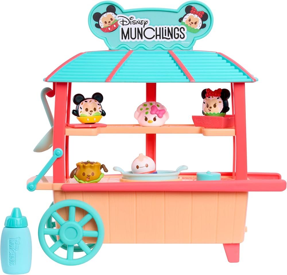 Just Play Disney Munchlings Dumpling Cart, 11-Piece Color Change Figure Playset, Kids Toys for Ag... | Amazon (US)