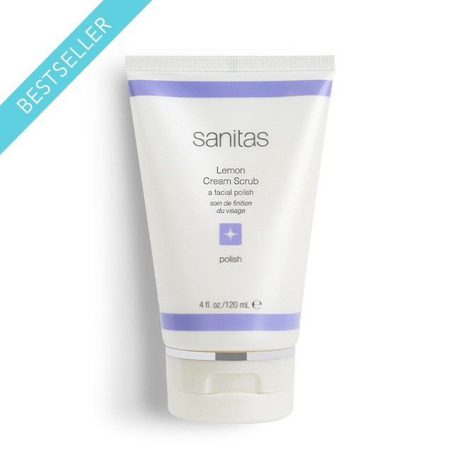 Lemon Cream Scrub | Sanitas Skincare