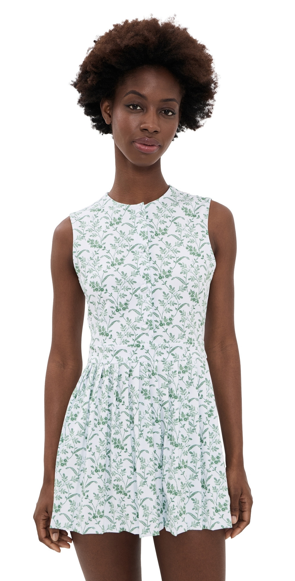 Byrdie Golf Social Wear P-Town Pleated Mini Dress Fringe Visionary Rpt L | Shopbop